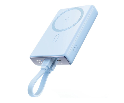 Powerbank JoyRoom Powerbank magnetyczny 10000mAh 20W z podstawką niebieski 6941237112569